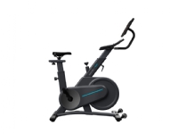 OVICX Q200X magnetisk stationær spinningcykel med 15,6 TFT touch screen, WIFI bluetooth & app, Spinningcykel, Magnetisk, 110 kg, Vejledning, Kilerem, Cadence, Kalorier, Afstand, Udgangseffekt, Modstand, Tid