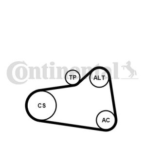 Kilerem (sæt), CONTINENTAL CTAM, b.la. til DS~Citroën~Peugeot~Mini