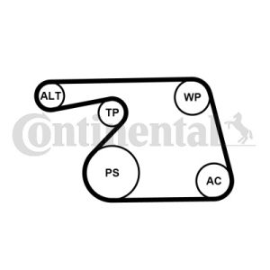 Kilerem (sæt), CONTINENTAL CTAM, b.la. til Opel~Suzuki~Fiat