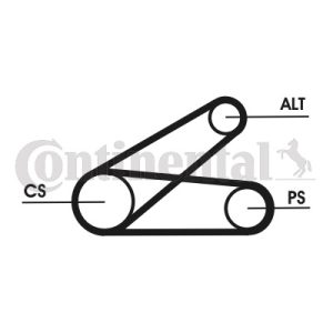 Kilerem (sæt), CONTINENTAL CTAM, b.la. til Peugeot~Ford~Citroën~Fiat