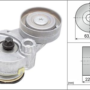 Remstrammer, kilerem, INA, b.la. til Opel~Vauxhall~Chevrolet~Fiat~Saab~Alfa Romeo