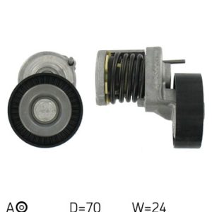 Strammehjul, kilerem, SKF, 70 mm, b.la. til Audi~Seat~VW~Skoda
