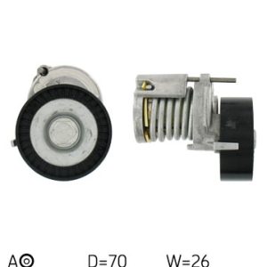 Strammehjul, kilerem, SKF, 70 mm, b.la. til Seat~Skoda~VW~Audi
