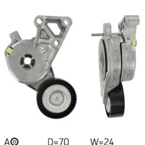 Strammehjul, kilerem, SKF, 70 mm, b.la. til Seat~VW~Audi~Skoda