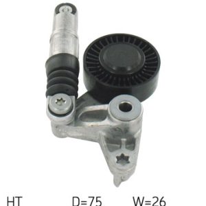Strammehjul, kilerem, SKF, 75 mm, b.la. til VW~Audi