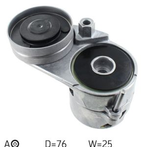 Strammehjul, kilerem, SKF, 76 mm, b.la. til Audi~VW~Skoda
