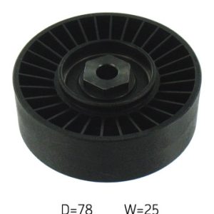 Strammehjul, kilerem, SKF, 78 mm, b.la. til Seat~VW~Audi~Ford