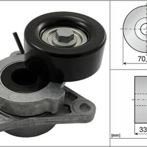 INA Remstrammer, kilerem 534060610 for NISSAN